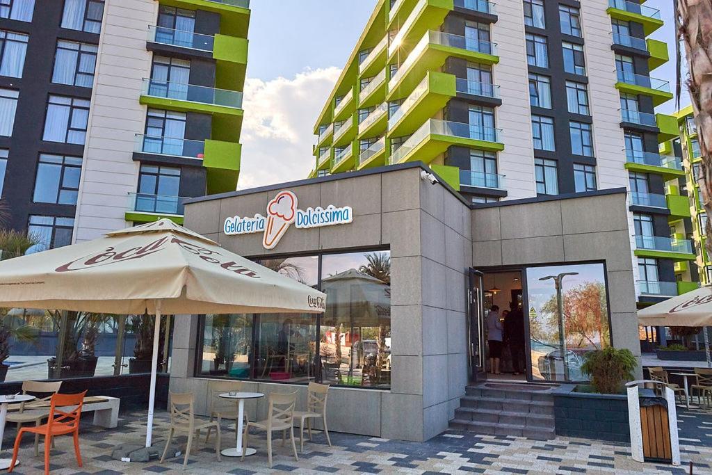 Sea Love Apt Spa N Pools Beach Resort Năvodari Exterior foto